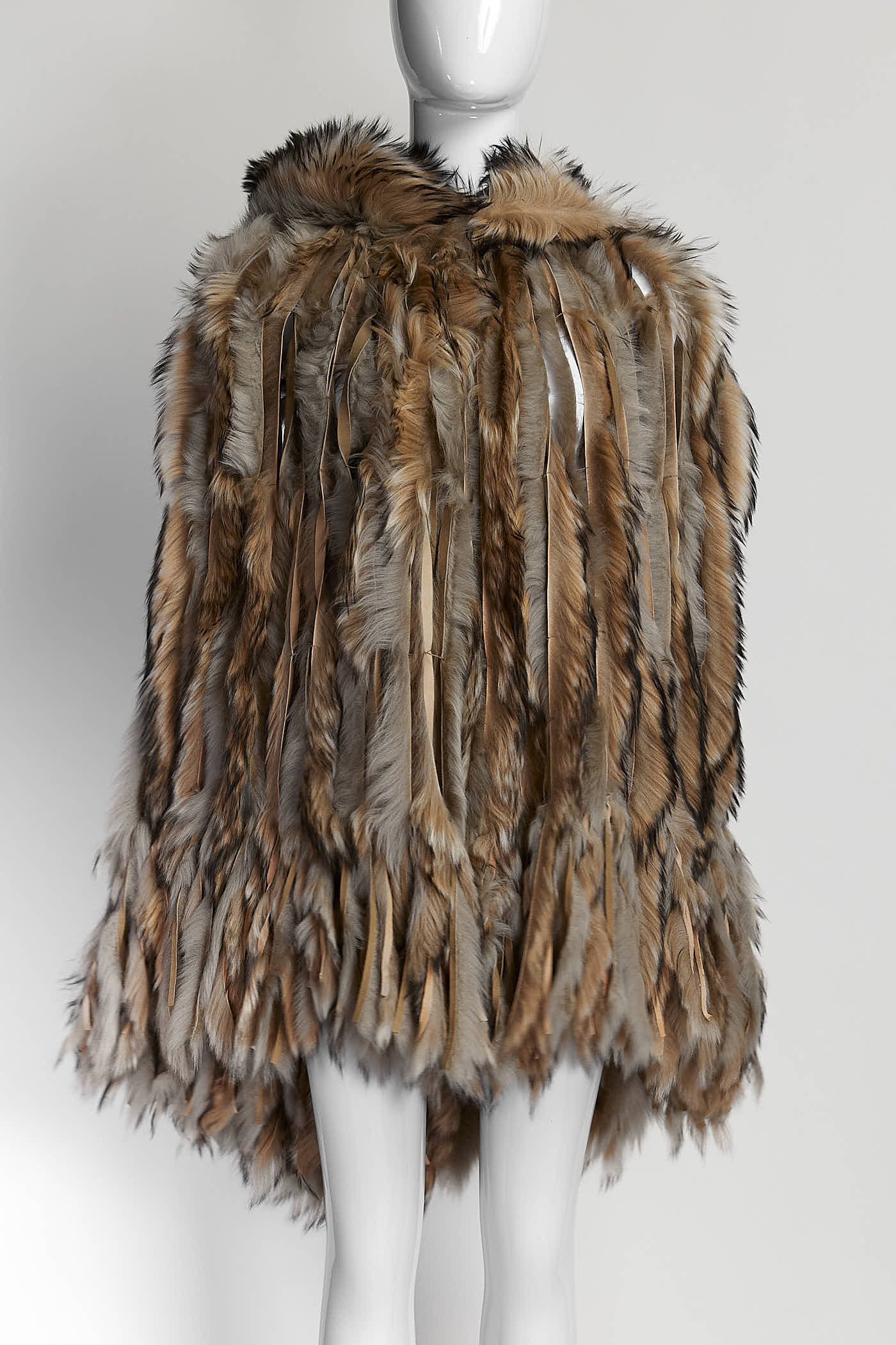 Ralph Lauren Lamb Shearing Poncho M