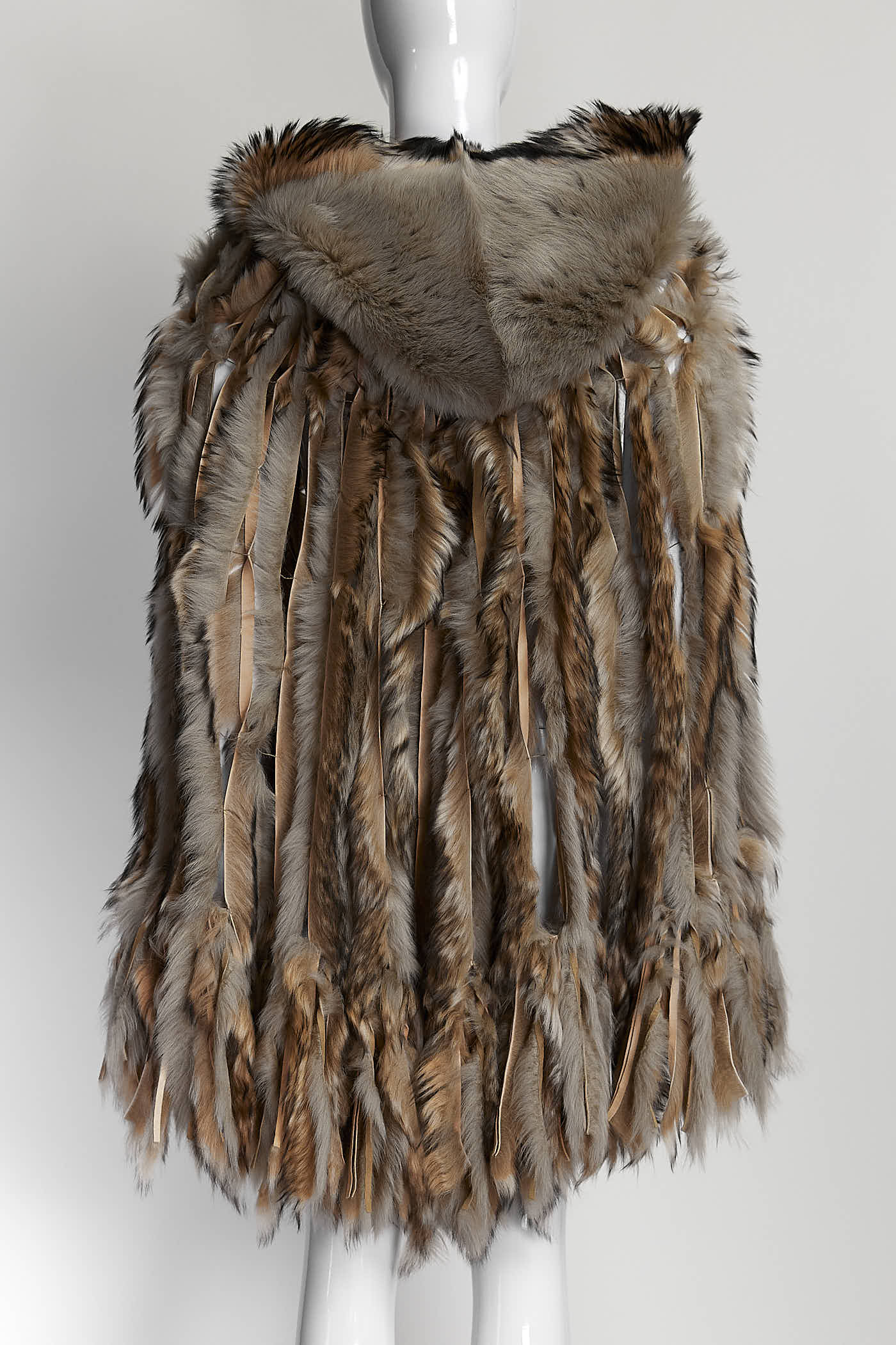 Ralph Lauren Lamb Shearing Poncho M