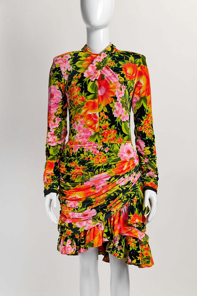 Richard Quinn Bright Floral Dress 12