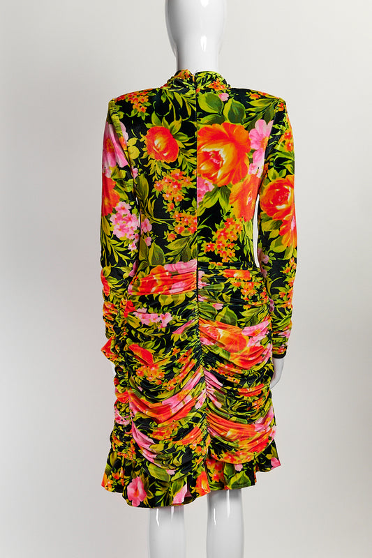 Richard Quinn Bright Floral Dress 12