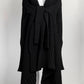 Rick Owen Black Knit Cardigan M