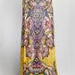 Roberto Cavalli Yellow Printed Kaftan Dress IT 44