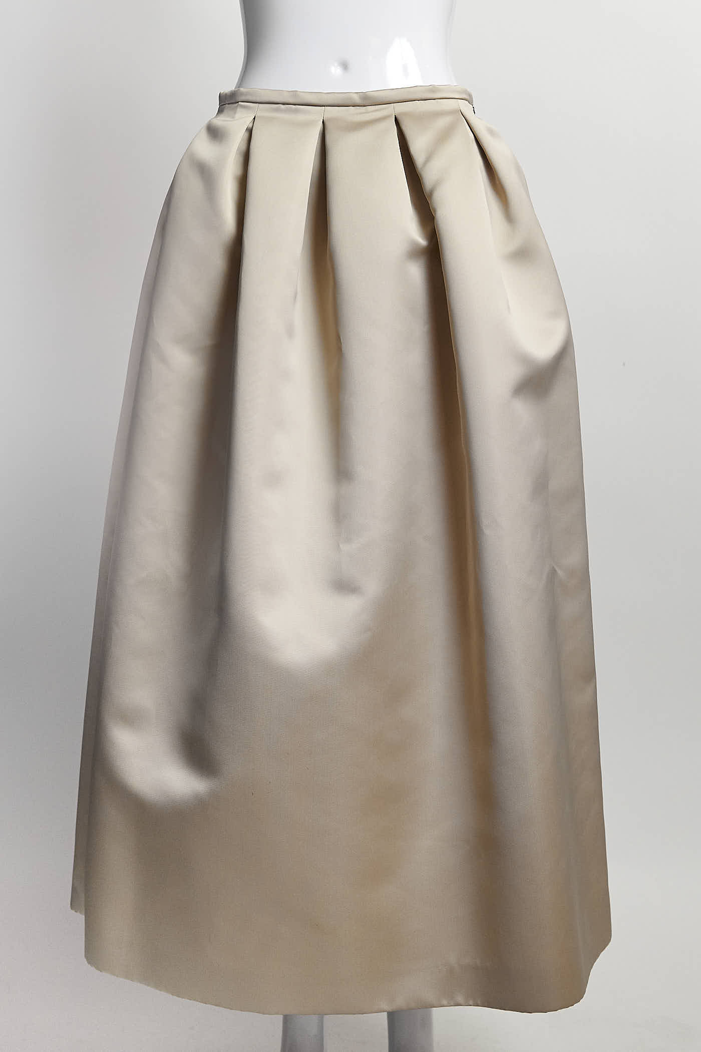Rochas Champagne A Line Skirt 42