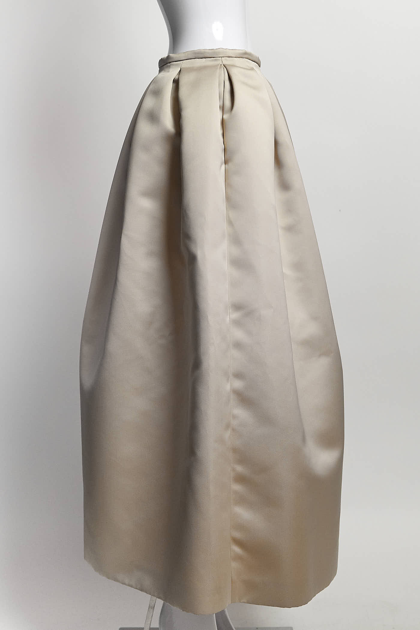 Rochas Champagne A Line Skirt 42