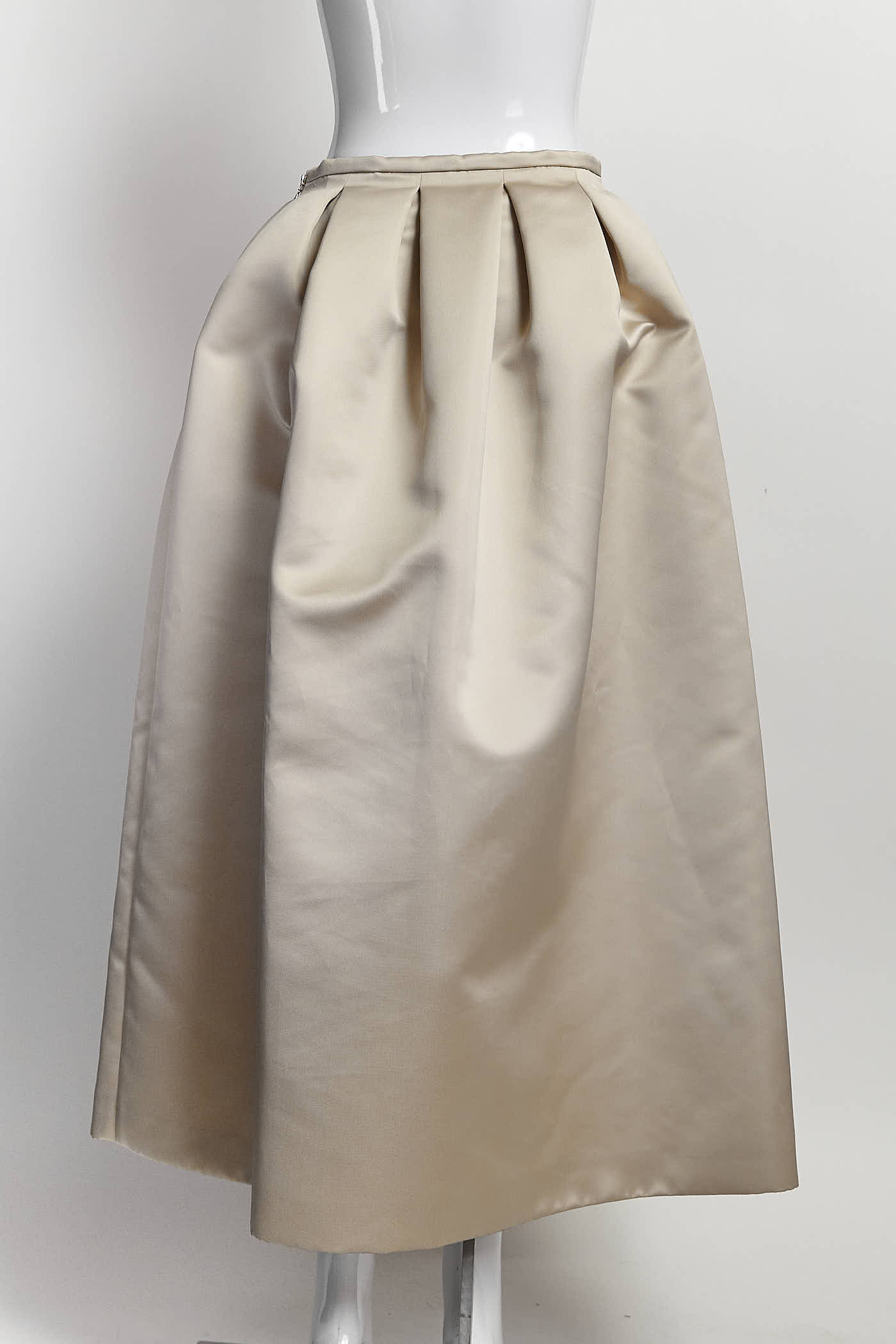 Rochas Champagne A Line Skirt 42
