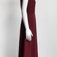 Roksada Burgundy Sleeveless Dress with Buttons Detail 8