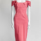 Roland Mouret Limited Edition Pink Dress IT 42