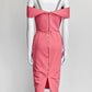 Roland Mouret Limited Edition Pink Dress IT 42