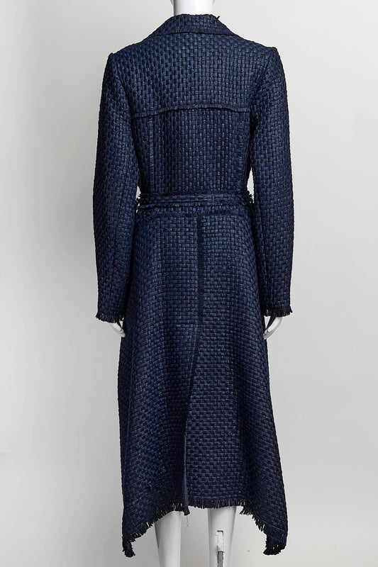 Roland Mouret Navy Trench Coat IT40