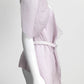 Roland Mouret Pink Textured Sheer Blouse with Belt