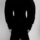 SHUSHU/TONG Black Velvet Puffer Sleeve Dress