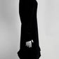 SHUSHU/TONG Black Velvet Puffer Sleeve Dress
