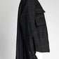 Sacai Black Plaid Shirt with Pleated Back Panel 2