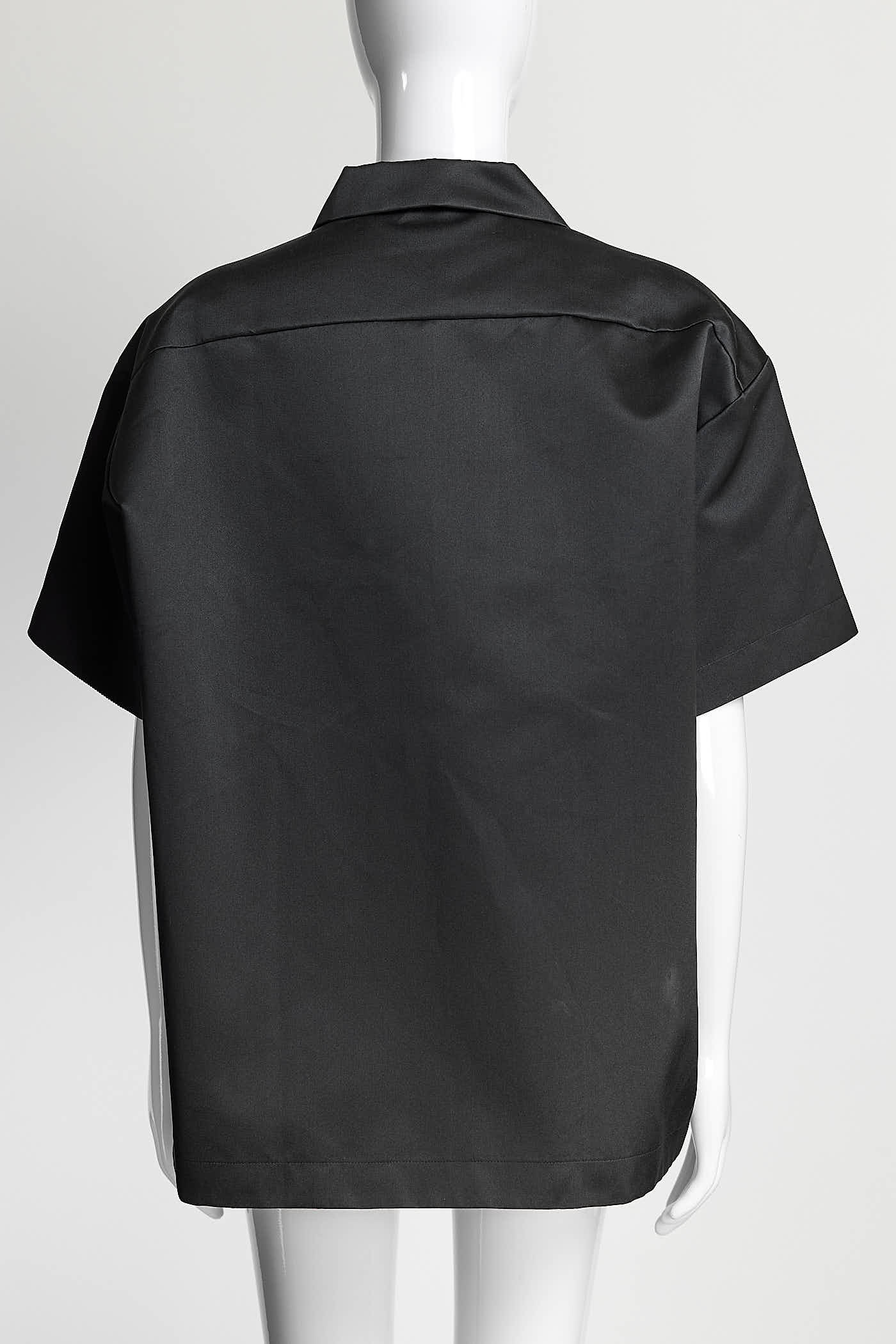 Sacai Black Short-sleeved Shirt 3