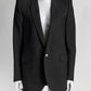 Saint Laurent Black Blazer with Shoulder Pad 40