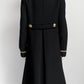 Saint Laurent Paris Double-Breasted Wool Coat 44
