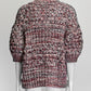 Self-Portrait Red Multicolor Turtleneck Sweater L