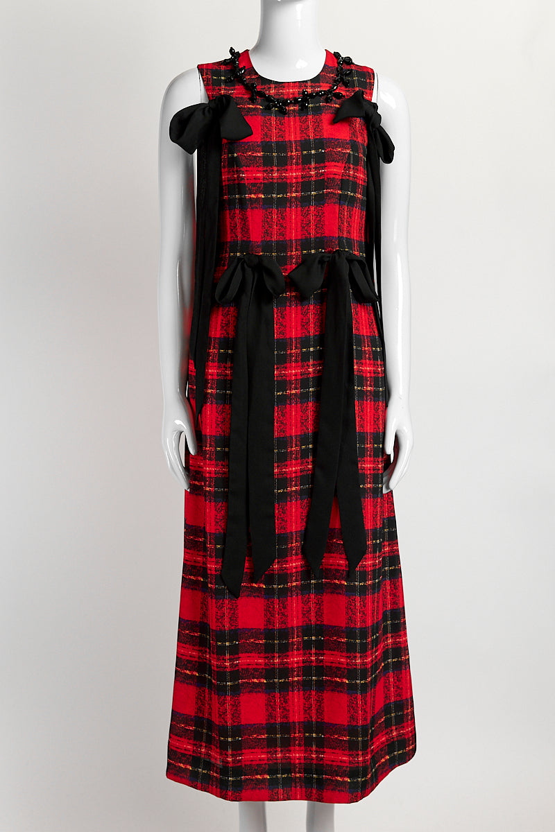 Simone Rocha Checkered Dress UK4