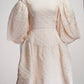 Simone Rocha Cream Layered Puff Sleeve Dress UK6