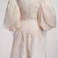 Simone Rocha Cream Layered Puff Sleeve Dress UK6