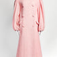 Simone Rocha Light Pink Tweed Coat