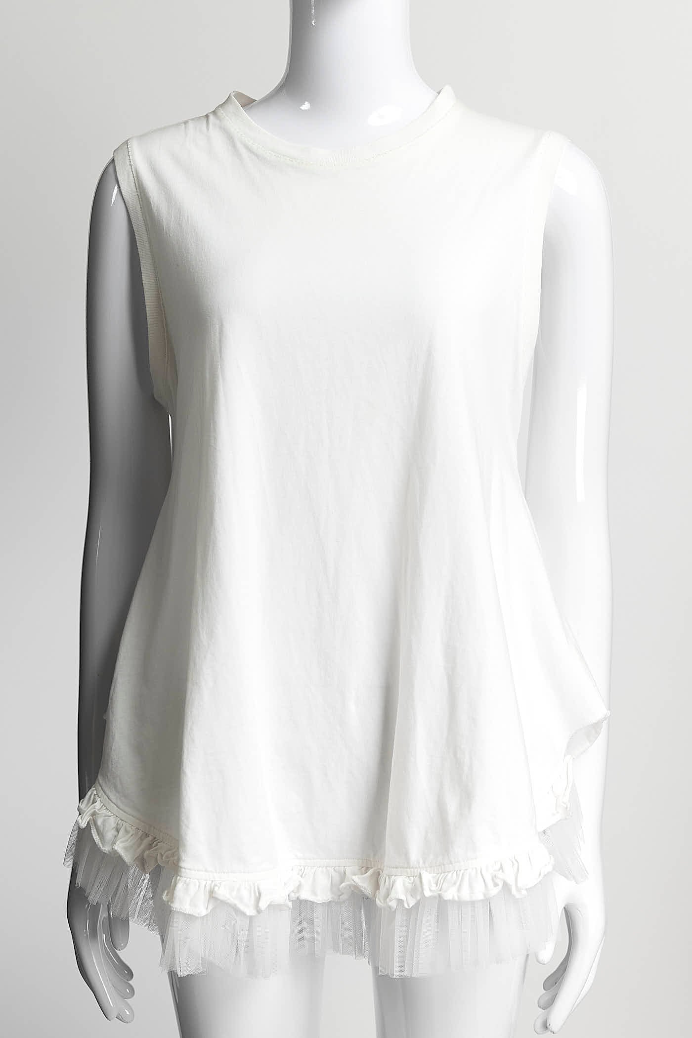 Simone Rocha White Sleeveless Top M