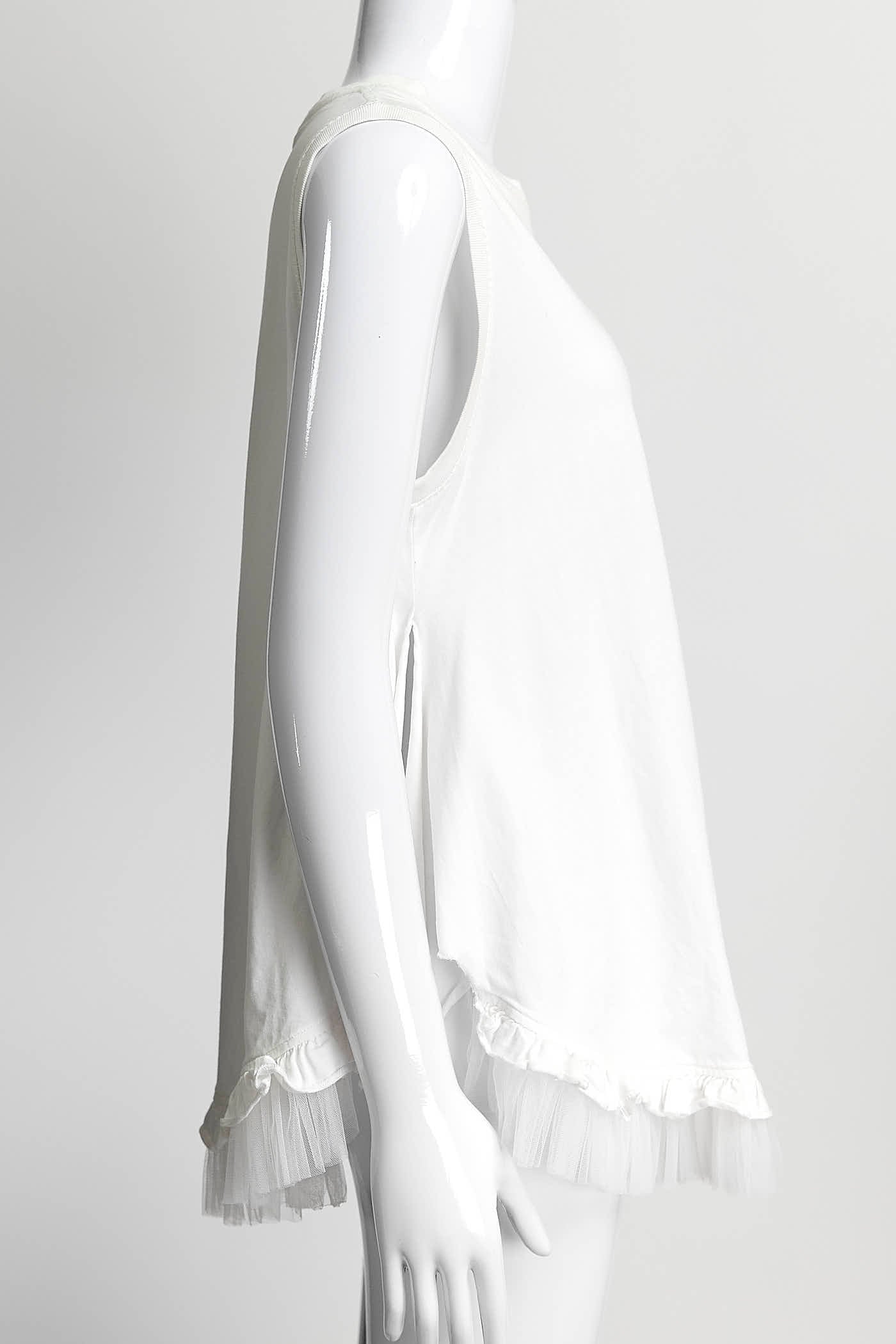 Simone Rocha White Sleeveless Top M