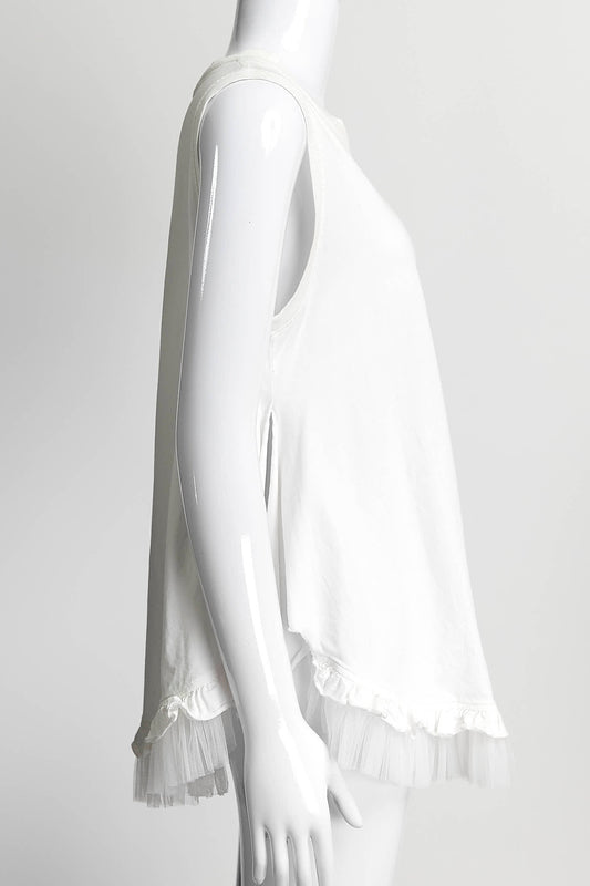 Simone Rocha White Sleeveless Top M
