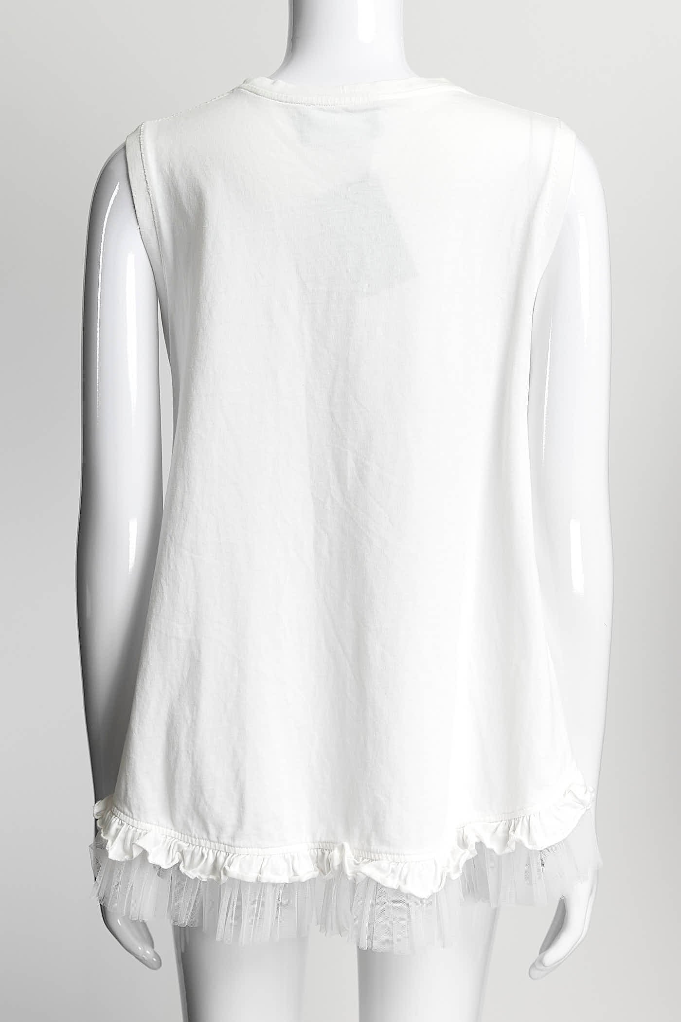Simone Rocha White Sleeveless Top M