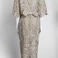 Smythe Beige Lace Top/Pencil Skirt Set 4