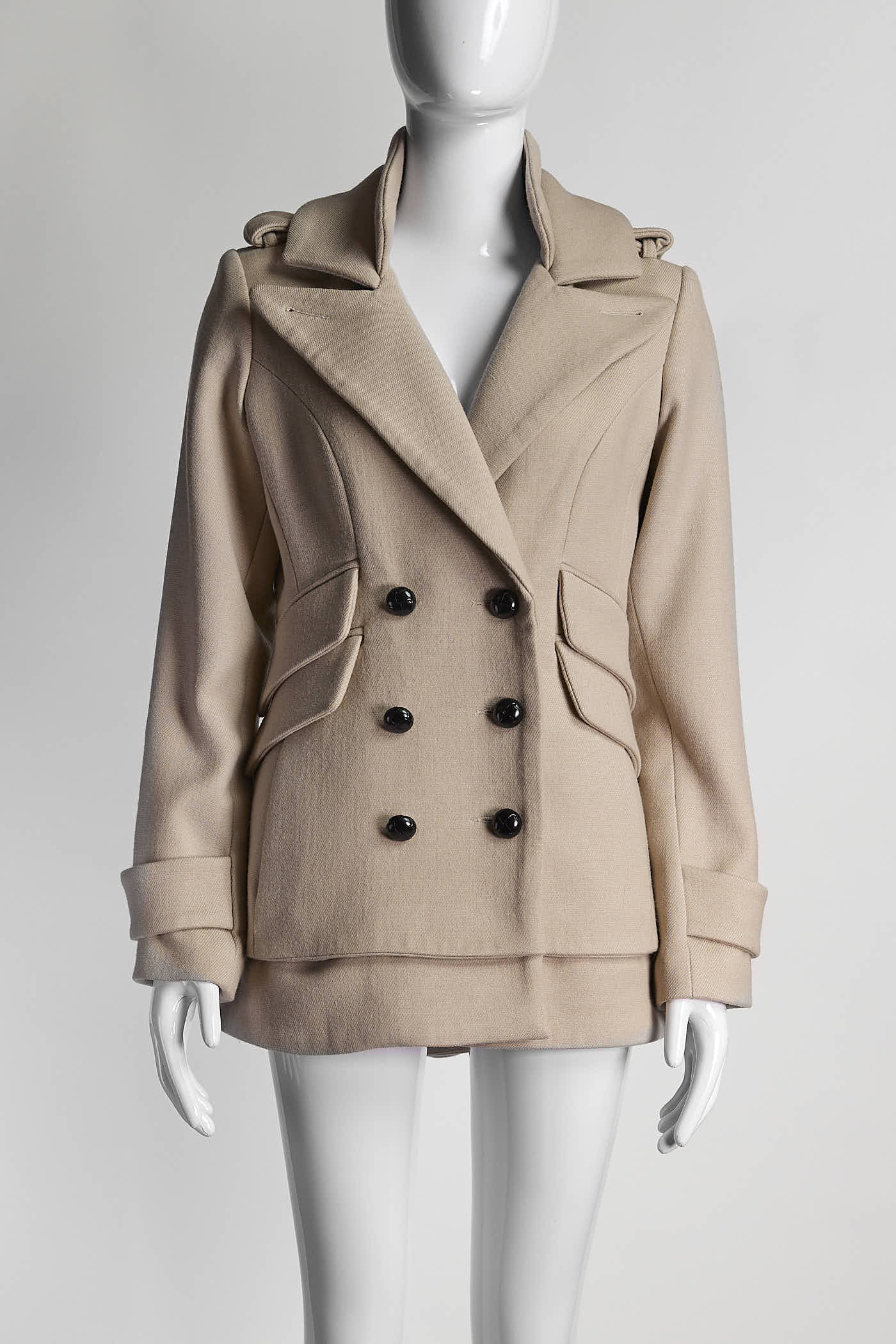 Smythe Beige Wool Jacket 8