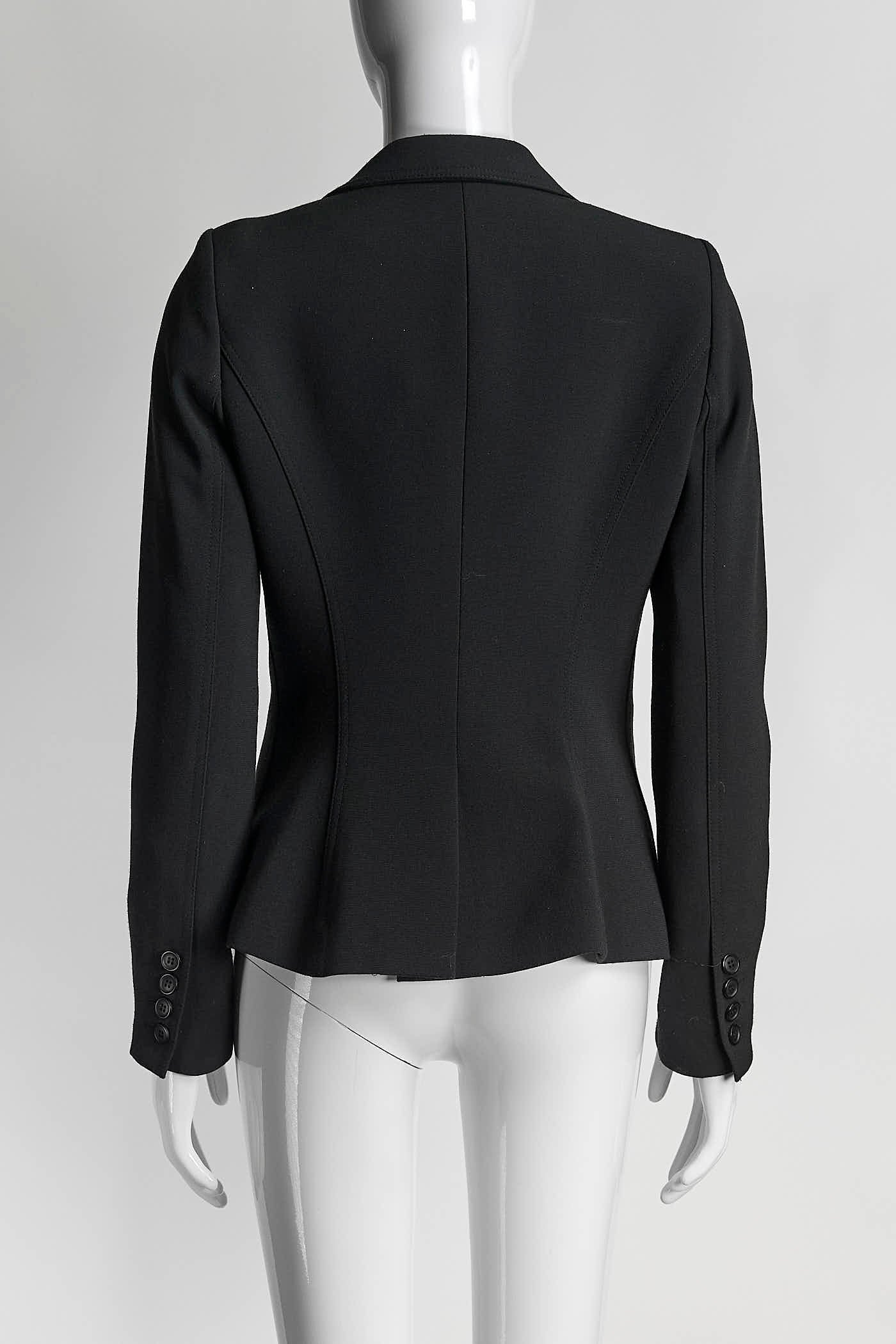 Smythe Black Blazer with Gold Button 4