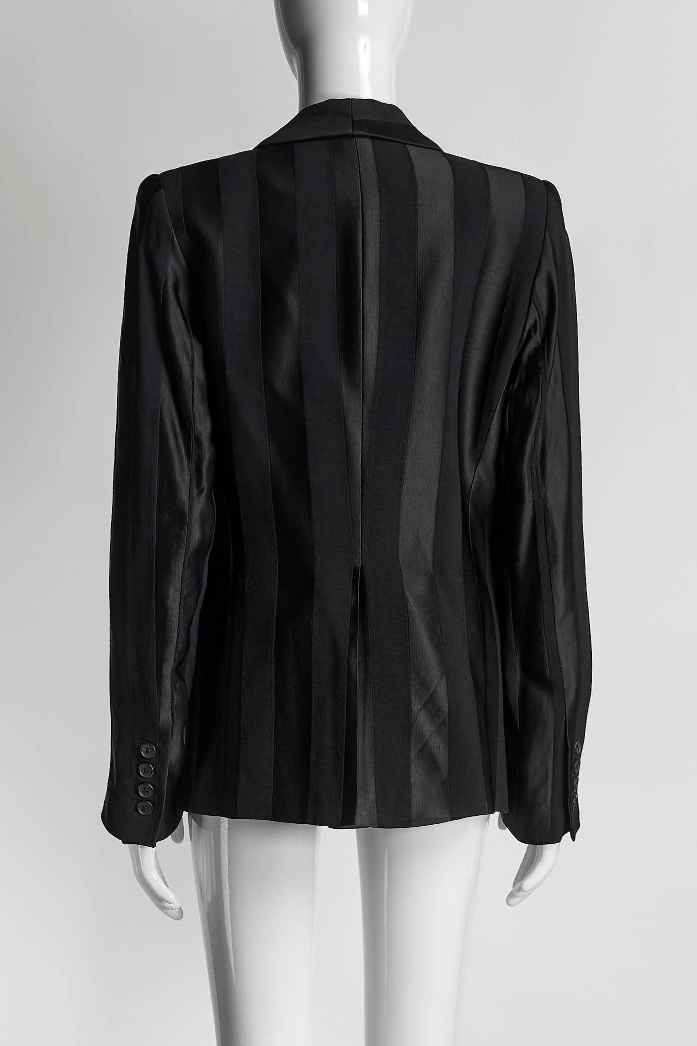 Smythe Black Shadow Stripe Blazer 6