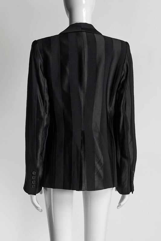 Smythe Black Shadow Stripe Blazer 6