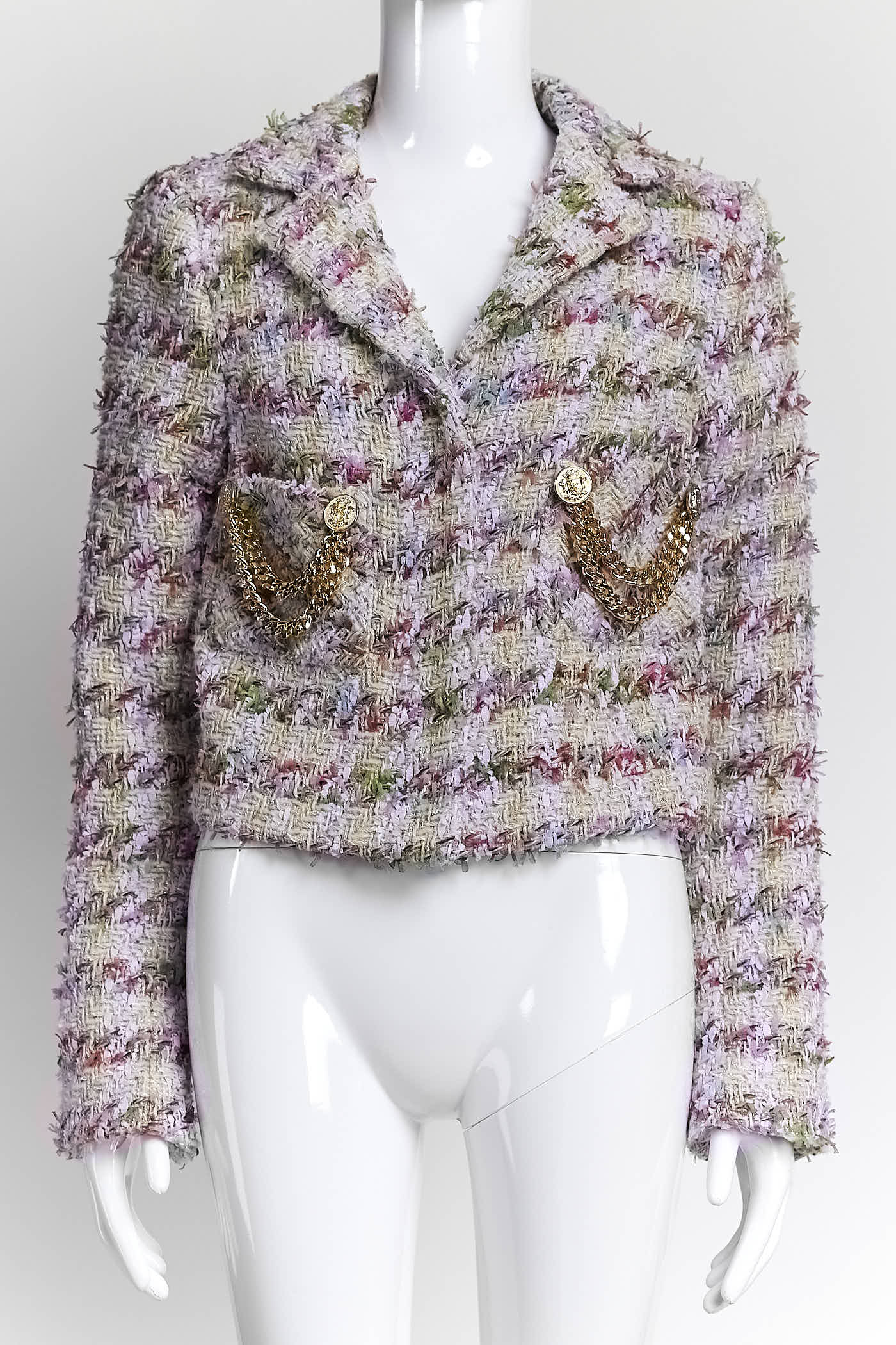 Smythe Box Chain Tweed Jacket 2