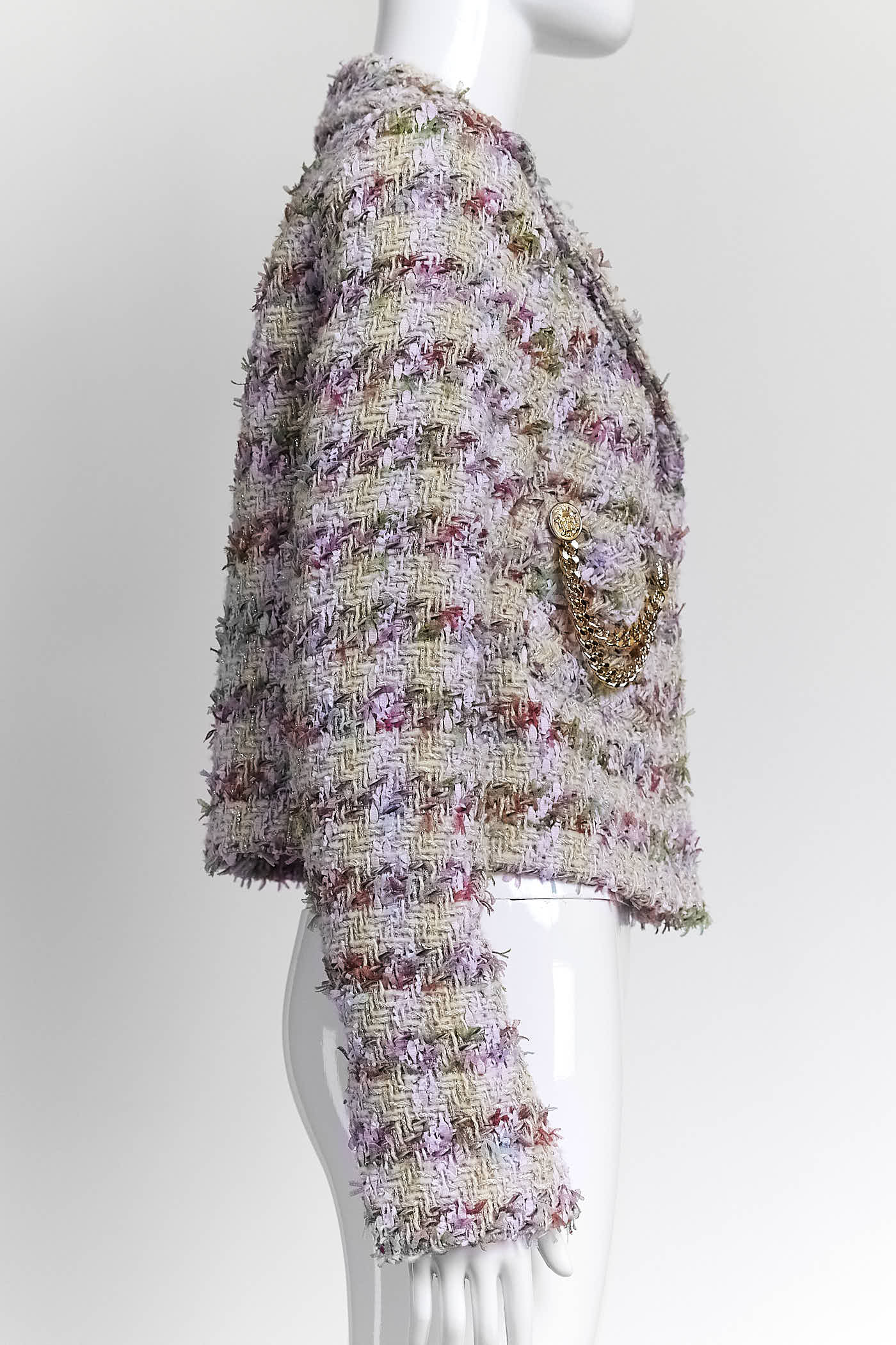 Smythe Box Chain Tweed Jacket 2