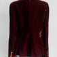 Smythe Burgundy Velvet Blazer 12