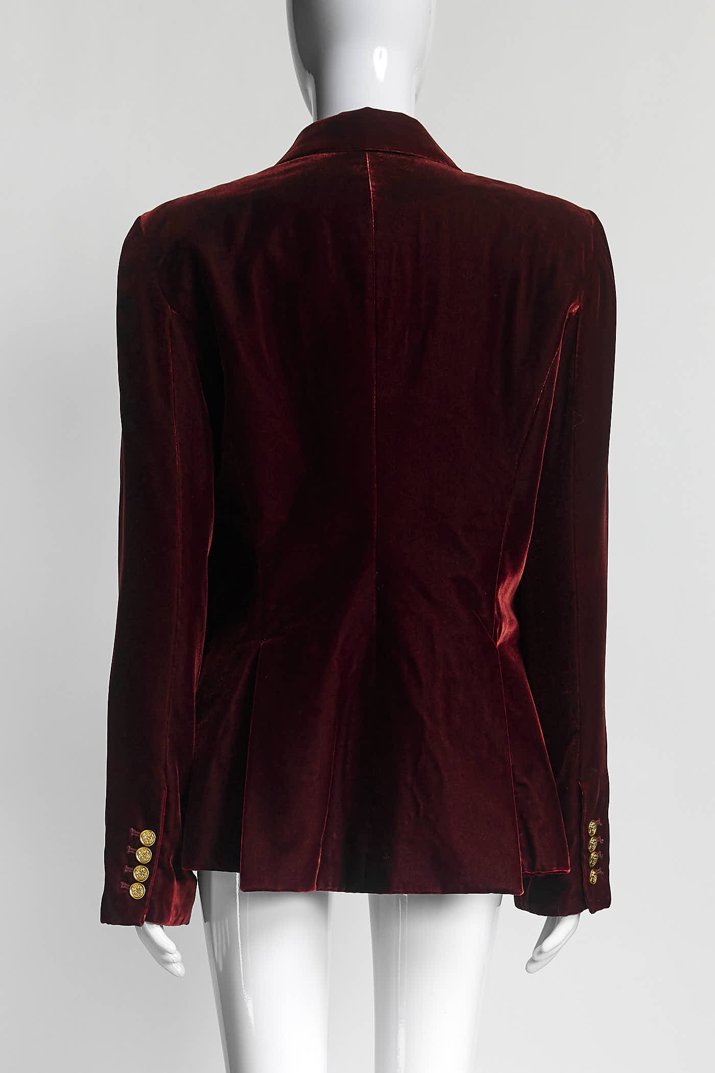 Smythe Burgundy Velvet Blazer 12