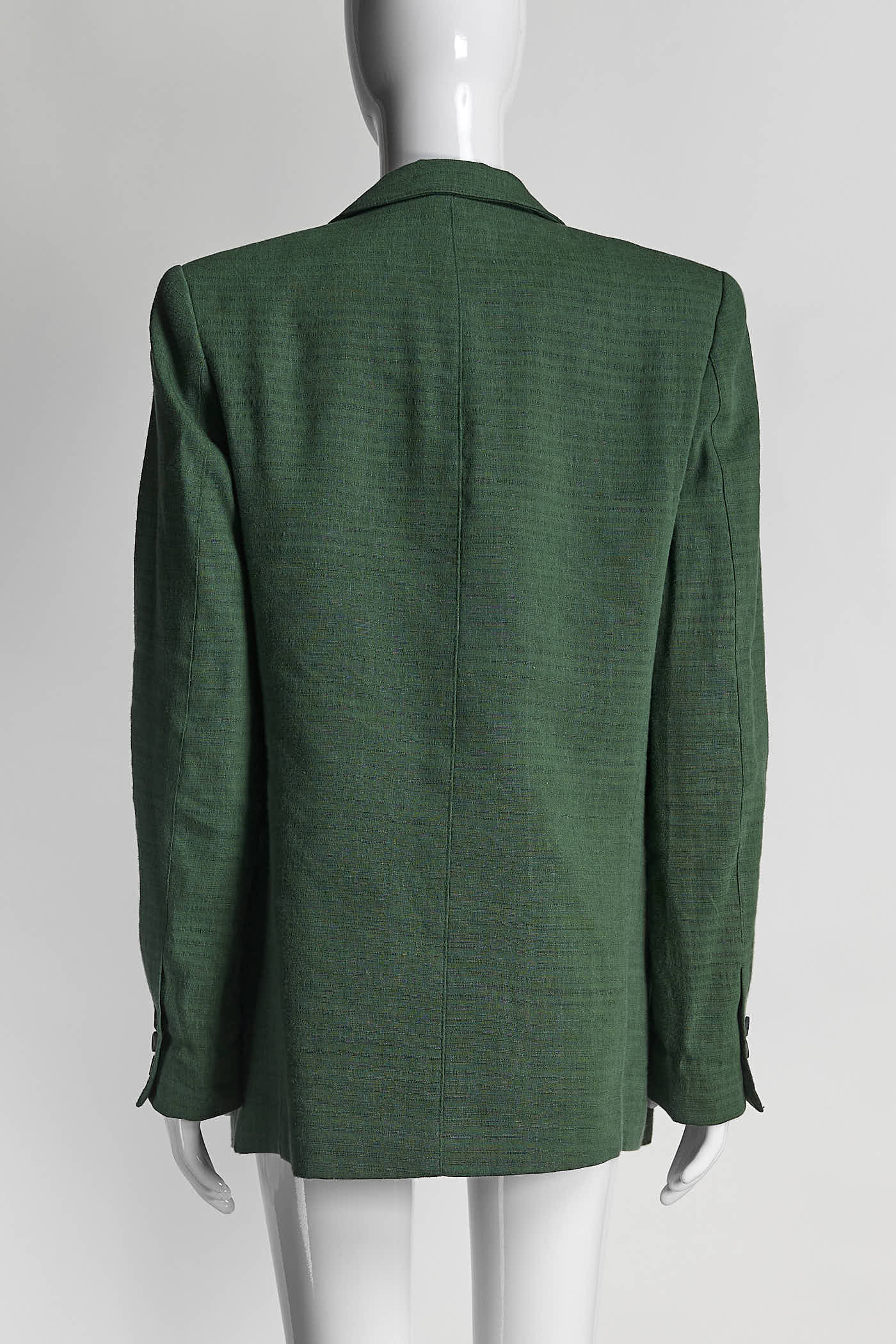 Smythe Dark Green Linen Blazer S