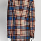Smythe Pink/Blue Plaid Wool Blazer 4