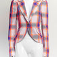 Smythe Purple & Orange Plaid Two Piece Suit 8