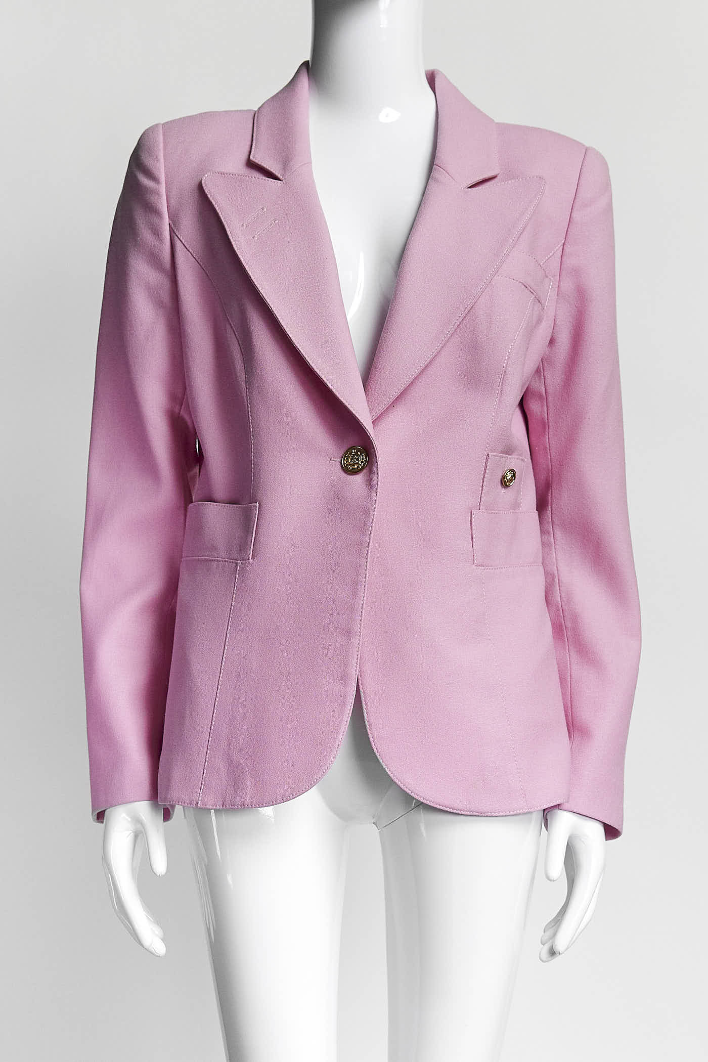 Smythe Wool Pink Blazer 10