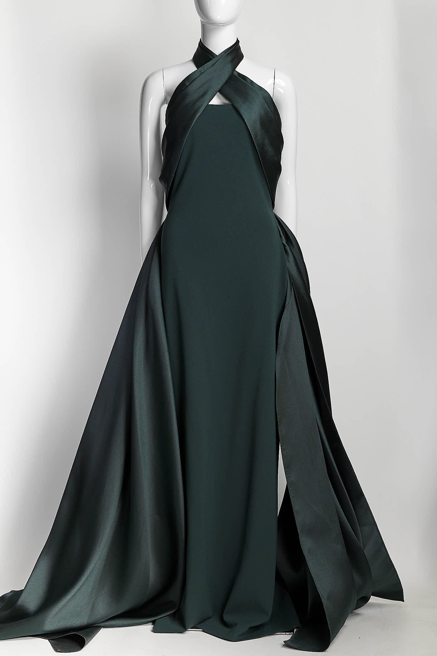 Solace London Green Gown 16