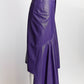 Solace London Purple Leather Skirt US 2