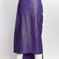 Solace London Purple Leather Skirt US 2