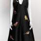 Stella McCartney Black Dress with Bireds Embroidered 42