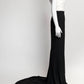 Stella McCartney Black White Long Gown 42