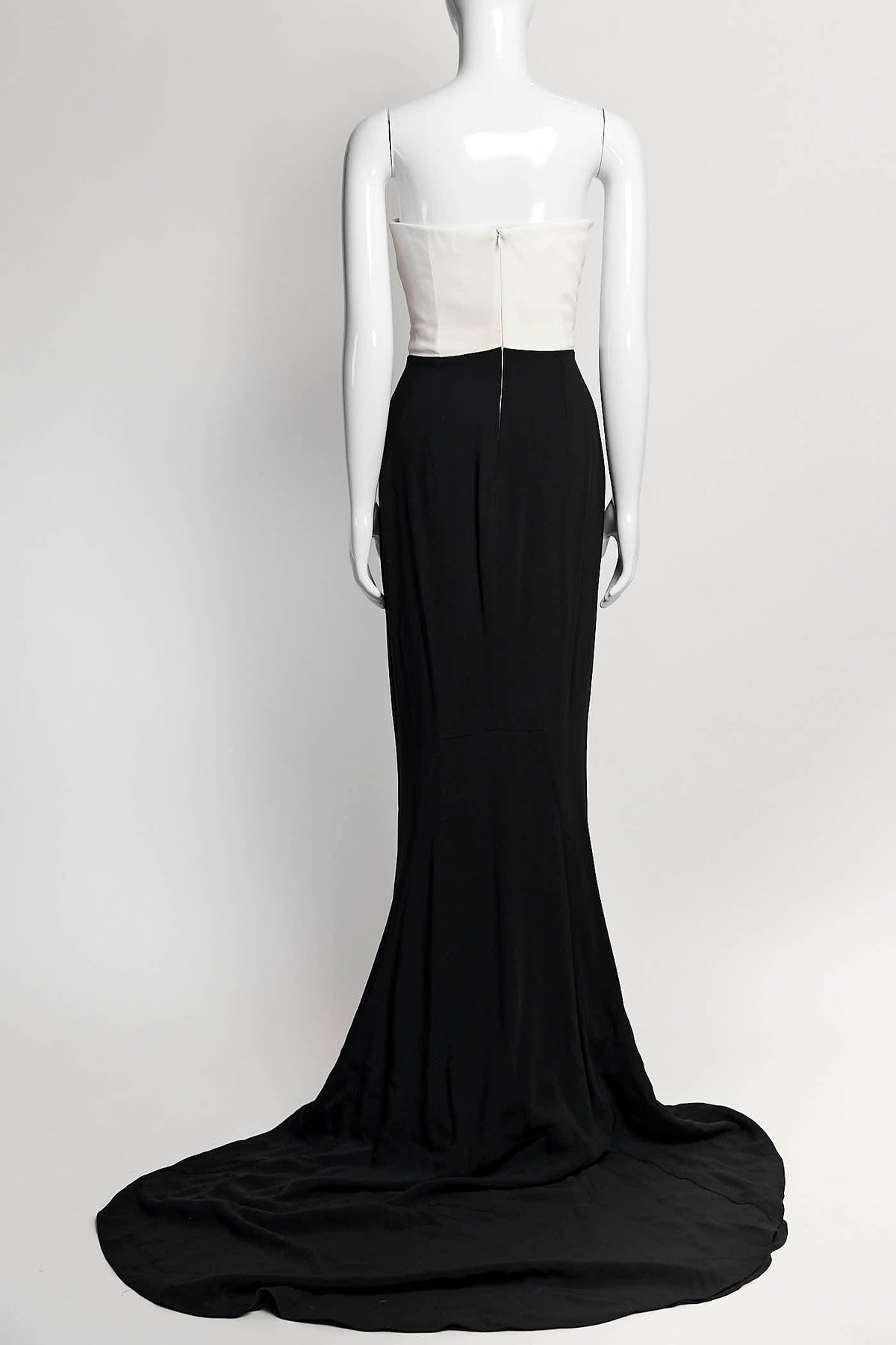 Stella McCartney Black White Long Gown 42