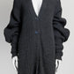 Stella McCartney Grey Long Cardigan 40