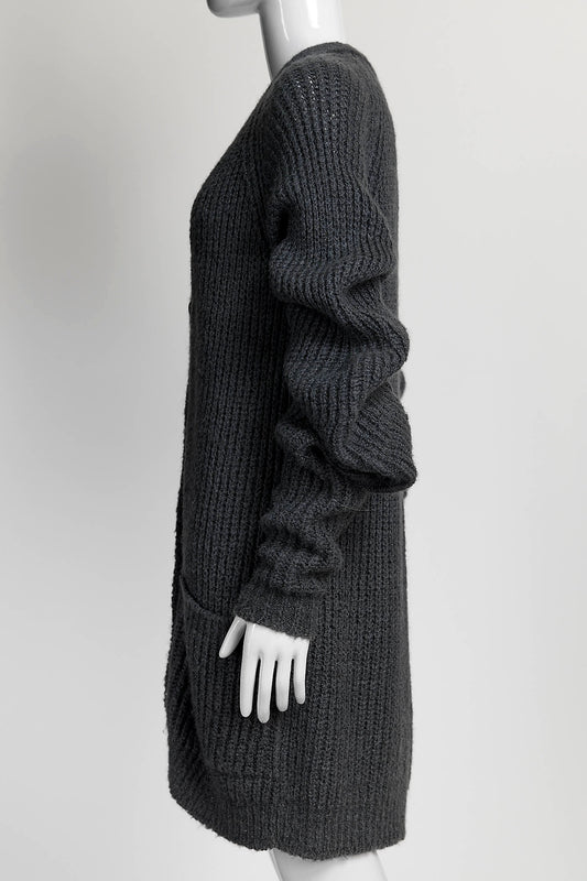 Stella McCartney Grey Long Cardigan 40